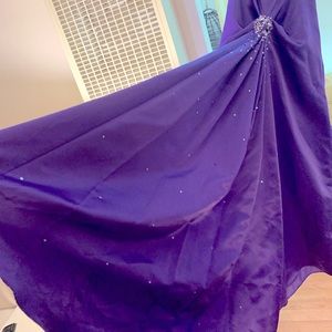 Purple pageant/prom gown